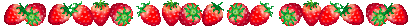 Glitter strawberries